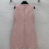Cheap Chanel Dresses Sleeveless For Women #1370638 Replica Wholesale [$128.00 USD] [ITEM#1370638] on Replica Chanel Dresses