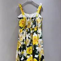 Cheap Dolce &amp; Gabbana Dresses Sleeveless For Women #1370642 Replica Wholesale [$100.00 USD] [ITEM#1370642] on Replica Dolce &amp; Gabbana Dresses