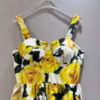 Cheap Dolce &amp; Gabbana Dresses Sleeveless For Women #1370642 Replica Wholesale [$100.00 USD] [ITEM#1370642] on Replica Dolce &amp; Gabbana Dresses