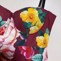 Cheap Dolce &amp; Gabbana Dresses Sleeveless For Women #1370643 Replica Wholesale [$102.00 USD] [ITEM#1370643] on Replica Dolce &amp; Gabbana Dresses