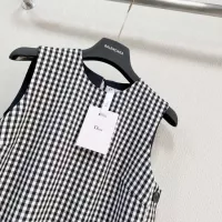 Cheap Christian Dior Dresses Sleeveless For Women #1370645 Replica Wholesale [$115.00 USD] [ITEM#1370645] on Replica Christian Dior Dresses