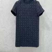 Cheap Christian Dior Dresses Short Sleeved For Women #1370647 Replica Wholesale [$135.00 USD] [ITEM#1370647] on Replica Christian Dior Dresses