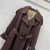 Cheap Burberry Trench Coat Long Sleeved For Women #1370673 Replica Wholesale [$160.00 USD] [ITEM#1370673] on Replica Burberry Trench Coat