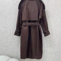 Cheap Burberry Trench Coat Long Sleeved For Women #1370673 Replica Wholesale [$160.00 USD] [ITEM#1370673] on Replica Burberry Trench Coat