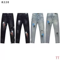 Cheap Amiri Jeans For Men #1370740 Replica Wholesale [$56.00 USD] [ITEM#1370740] on Replica Amiri Jeans