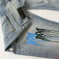 Cheap Amiri Jeans For Men #1370740 Replica Wholesale [$56.00 USD] [ITEM#1370740] on Replica Amiri Jeans
