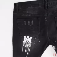 Cheap Amiri Jeans For Men #1370741 Replica Wholesale [$56.00 USD] [ITEM#1370741] on Replica Amiri Jeans