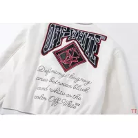 Cheap Off-White Jackets Long Sleeved For Unisex #1370777 Replica Wholesale [$98.00 USD] [ITEM#1370777] on Replica Off-White Jackets