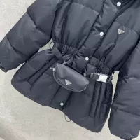 Cheap Prada Down Feather Coat Long Sleeved For Women #1370811 Replica Wholesale [$245.00 USD] [ITEM#1370811] on Replica Prada Down Feather Coat