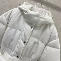 Cheap Prada Down Feather Coat Long Sleeved For Women #1370812 Replica Wholesale [$245.00 USD] [ITEM#1370812] on Replica Prada Down Feather Coat
