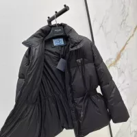 Cheap Prada Down Feather Coat Long Sleeved For Women #1370832 Replica Wholesale [$210.00 USD] [ITEM#1370832] on Replica Prada Down Feather Coat
