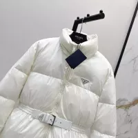 Cheap Prada Down Feather Coat Long Sleeved For Women #1370833 Replica Wholesale [$210.00 USD] [ITEM#1370833] on Replica Prada Down Feather Coat