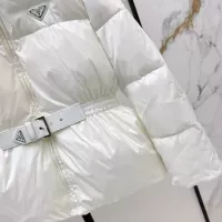 Cheap Prada Down Feather Coat Long Sleeved For Women #1370833 Replica Wholesale [$210.00 USD] [ITEM#1370833] on Replica Prada Down Feather Coat