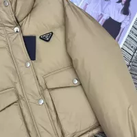 Cheap Prada Down Feather Coat Long Sleeved For Women #1370840 Replica Wholesale [$100.00 USD] [ITEM#1370840] on Replica Prada Down Feather Coat