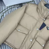 Cheap Prada Down Feather Coat Long Sleeved For Women #1370840 Replica Wholesale [$100.00 USD] [ITEM#1370840] on Replica Prada Down Feather Coat