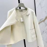 Cheap Hermes Jackets Long Sleeved For Women #1370980 Replica Wholesale [$261.16 USD] [ITEM#1370980] on Replica Hermes Jackets