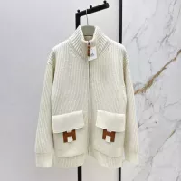 Cheap Hermes Jackets Long Sleeved For Women #1370986 Replica Wholesale [$160.00 USD] [ITEM#1370986] on Replica Hermes Jackets
