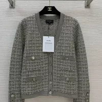 Cheap Chanel Jackets Long Sleeved For Women #1371010 Replica Wholesale [$135.00 USD] [ITEM#1371010] on Replica Chanel Jackets
