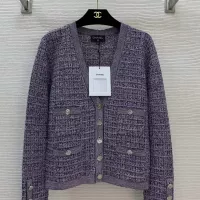 Cheap Chanel Jackets Long Sleeved For Women #1371012 Replica Wholesale [$135.00 USD] [ITEM#1371012] on Replica Chanel Jackets