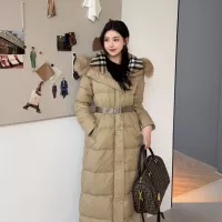Cheap Burberry Down Feather Coat Long Sleeved For Women #1371060 Replica Wholesale [$280.99 USD] [ITEM#1371060] on Replica Burberry Down Feather Coat