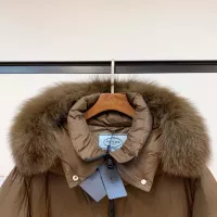 Cheap Prada Down Feather Coat Long Sleeved For Women #1371070 Replica Wholesale [$280.99 USD] [ITEM#1371070] on Replica Prada Down Feather Coat