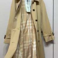Cheap Burberry Trench Coat Long Sleeved For Women #1371109 Replica Wholesale [$192.00 USD] [ITEM#1371109] on Replica Burberry Trench Coat