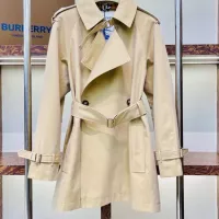 Cheap Burberry Trench Coat Long Sleeved For Women #1371111 Replica Wholesale [$172.00 USD] [ITEM#1371111] on Replica Burberry Trench Coat