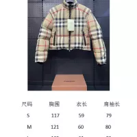Cheap Burberry Down Feather Coat Long Sleeved For Women #1371113 Replica Wholesale [$160.00 USD] [ITEM#1371113] on Replica Burberry Down Feather Coat