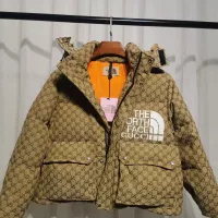 Cheap Gucci Down Feather Coat Long Sleeved For Women #1371114 Replica Wholesale [$132.00 USD] [ITEM#1371114] on Replica Gucci Down Feather Coat
