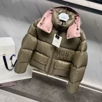 Cheap Moncler Down Feather Coat Long Sleeved For Women #1371165 Replica Wholesale [$160.00 USD] [ITEM#1371165] on Replica Moncler Down Feather Coat