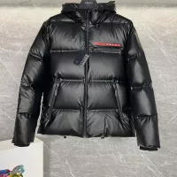 Cheap Prada Down Feather Coat Long Sleeved For Men #1371179 Replica Wholesale [$160.00 USD] [ITEM#1371179] on Replica Prada Down Feather Coat