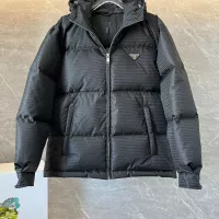 Cheap Prada Down Feather Coat Long Sleeved For Men #1371190 Replica Wholesale [$175.00 USD] [ITEM#1371190] on Replica Prada Down Feather Coat