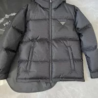 Cheap Prada Down Feather Coat Long Sleeved For Men #1371190 Replica Wholesale [$175.00 USD] [ITEM#1371190] on Replica Prada Down Feather Coat