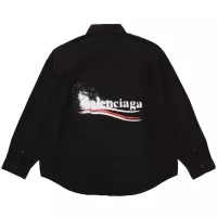 Cheap Balenciaga Shirts Long Sleeved For Unisex #1371191 Replica Wholesale [$64.00 USD] [ITEM#1371191] on Replica Balenciaga Shirts