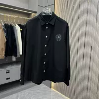 Cheap Chrome Hearts Shirts Long Sleeved For Unisex #1371194 Replica Wholesale [$60.00 USD] [ITEM#1371194] on Replica Chrome Hearts Shirts