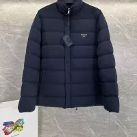 Cheap Prada Down Feather Coat Long Sleeved For Men #1371202 Replica Wholesale [$175.00 USD] [ITEM#1371202] on Replica Prada Down Feather Coat