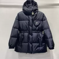 Cheap Prada Down Feather Coat Long Sleeved For Women #1371219 Replica Wholesale [$172.00 USD] [ITEM#1371219] on Replica Prada Down Feather Coat
