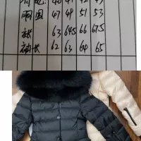 Cheap Moncler Down Feather Coat Long Sleeved For Women #1371243 Replica Wholesale [$240.00 USD] [ITEM#1371243] on Replica Moncler Down Feather Coat