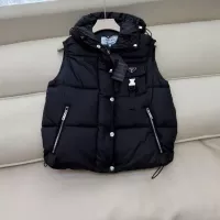 Cheap Prada Down Feather Coat Sleeveless For Women #1371247 Replica Wholesale [$185.00 USD] [ITEM#1371247] on Replica Prada Down Feather Coat