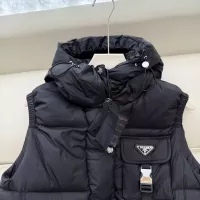 Cheap Prada Down Feather Coat Sleeveless For Women #1371247 Replica Wholesale [$185.00 USD] [ITEM#1371247] on Replica Prada Down Feather Coat