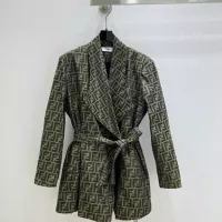 Cheap Fendi Jackets Long Sleeved For Women #1371326 Replica Wholesale [$132.00 USD] [ITEM#1371326] on Replica Fendi Jackets
