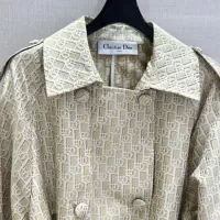 Cheap Christian Dior Coat Long Sleeved For Women #1371328 Replica Wholesale [$155.00 USD] [ITEM#1371328] on Replica Christian Dior Coat