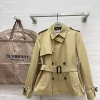 Cheap Burberry Trench Coat Long Sleeved For Women #1371329 Replica Wholesale [$160.00 USD] [ITEM#1371329] on Replica Burberry Trench Coat