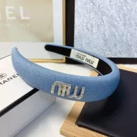 Cheap MIU MIU Headband For Women #1371368 Replica Wholesale [$25.00 USD] [ITEM#1371368] on Replica MIU MIU Headband