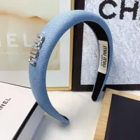 Cheap MIU MIU Headband For Women #1371368 Replica Wholesale [$25.00 USD] [ITEM#1371368] on Replica MIU MIU Headband