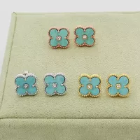 Cheap Van Cleef &amp; Arpels Earrings For Women #1371379 Replica Wholesale [$25.00 USD] [ITEM#1371379] on Replica Van Cleef &amp; Arpels Earrings