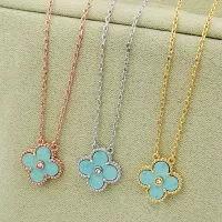 Cheap Van Cleef &amp; Arpels Necklaces For Women #1371402 Replica Wholesale [$25.00 USD] [ITEM#1371402] on Replica Van Cleef &amp; Arpels Necklaces