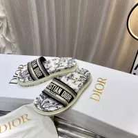 Cheap Christian Dior Slippers For Women #1371679 Replica Wholesale [$76.00 USD] [ITEM#1371679] on Replica Christian Dior Slippers