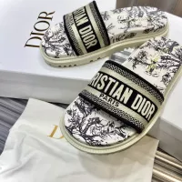 Cheap Christian Dior Slippers For Women #1371679 Replica Wholesale [$76.00 USD] [ITEM#1371679] on Replica Christian Dior Slippers