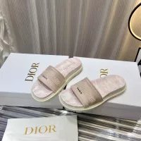 Cheap Christian Dior Slippers For Women #1371680 Replica Wholesale [$76.00 USD] [ITEM#1371680] on Replica Christian Dior Slippers